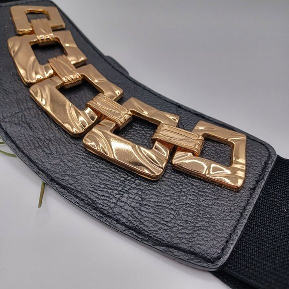 Ardene black and gold belt - Picture 2 of 6